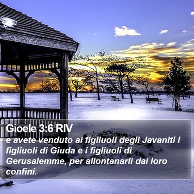 Gioele 3:6 RIV Bible Verse Image