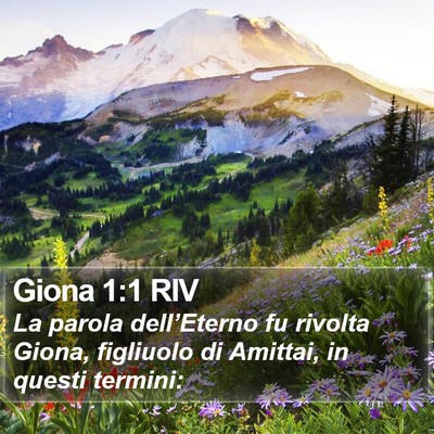 Giona 1:1 RIV Bible Verse Image