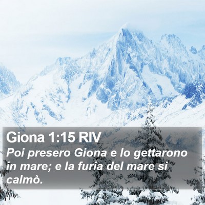 Giona 1:15 RIV Bible Verse Image