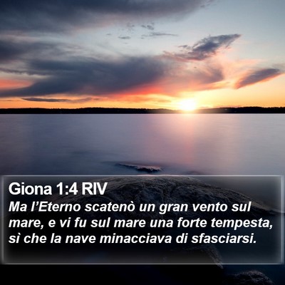 Giona 1:4 RIV Bible Verse Image