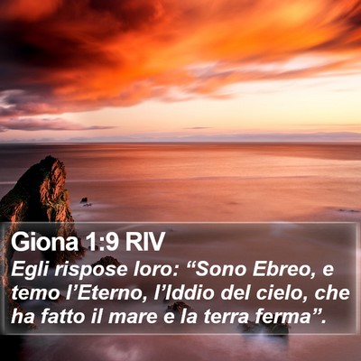 Giona 1:9 RIV Bible Verse Image