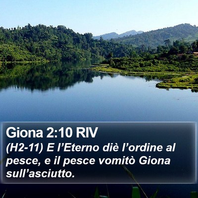 Giona 2:10 RIV Bible Verse Image