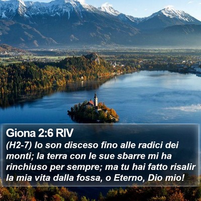 Giona 2:6 RIV Bible Verse Image