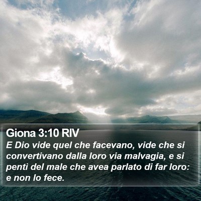 Giona 3:10 RIV Bible Verse Image