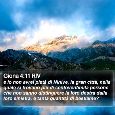 Giona 4:11 RIV Bible Verse Image