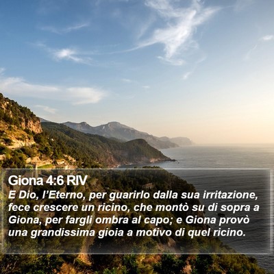 Giona 4:6 RIV Bible Verse Image