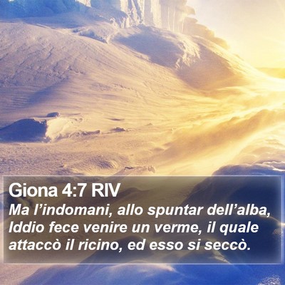Giona 4:7 RIV Bible Verse Image