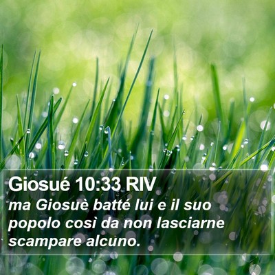 Giosué 10:33 RIV Bible Verse Image