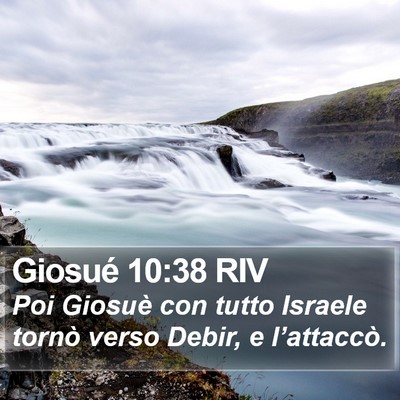 Giosué 10:38 RIV Bible Verse Image