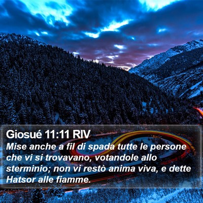 Giosué 11:11 RIV Bible Verse Image