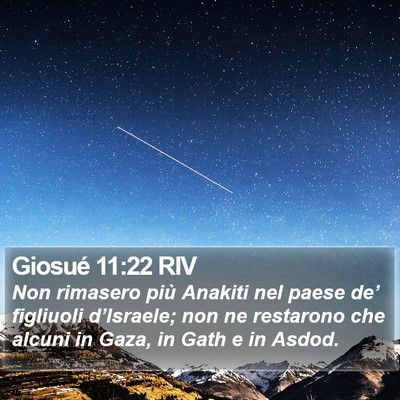Giosué 11:22 RIV Bible Verse Image