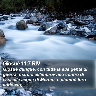 Giosué 11:7 RIV Bible Verse Image
