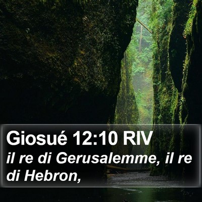 Giosué 12:10 RIV Bible Verse Image