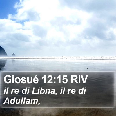 Giosué 12:15 RIV Bible Verse Image