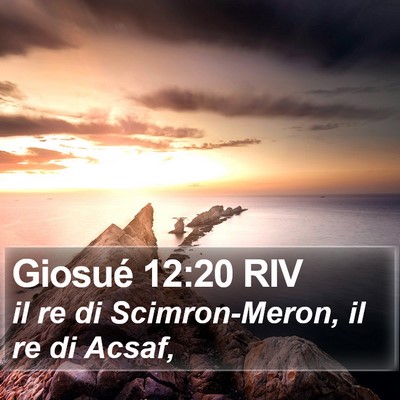 Giosué 12:20 RIV Bible Verse Image