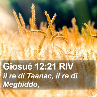 Giosué 12:21 RIV Bible Verse Image