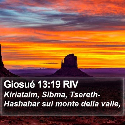 Giosué 13:19 RIV Bible Verse Image