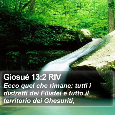 Giosué 13:2 RIV Bible Verse Image