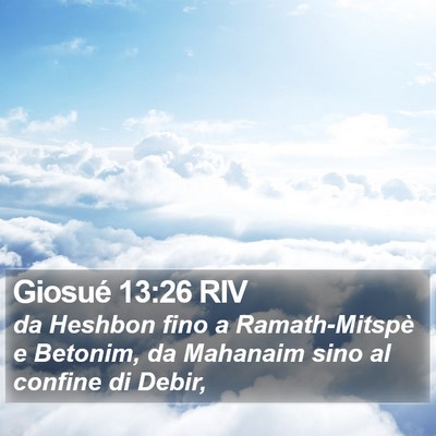 Giosué 13:26 RIV Bible Verse Image