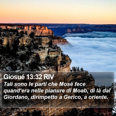 Giosué 13:32 RIV Bible Verse Image