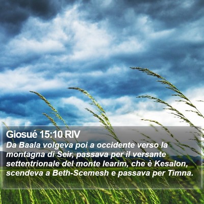 Giosué 15:10 RIV Bible Verse Image