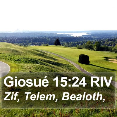 Giosué 15:24 RIV Bible Verse Image