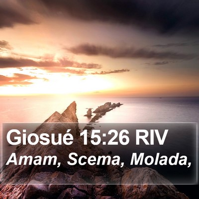 Giosué 15:26 RIV Bible Verse Image