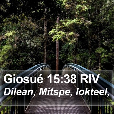 Giosué 15:38 RIV Bible Verse Image