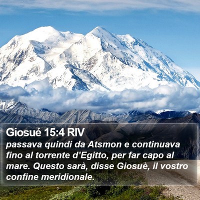 Giosué 15:4 RIV Bible Verse Image