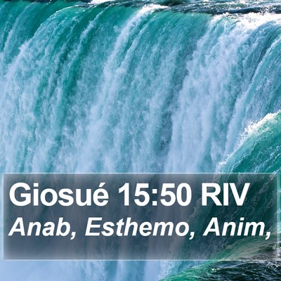 Giosué 15:50 RIV Bible Verse Image