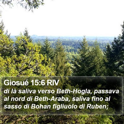 Giosué 15:6 RIV Bible Verse Image