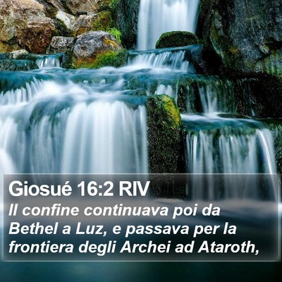 Giosué 16:2 RIV Bible Verse Image