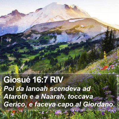 Giosué 16:7 RIV Bible Verse Image