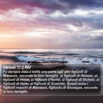 Giosué 17:2 RIV Bible Verse Image