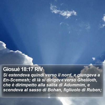 Giosué 18:17 RIV Bible Verse Image