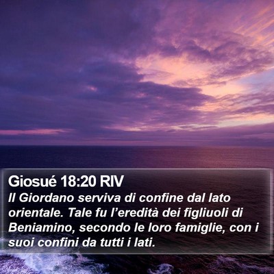 Giosué 18:20 RIV Bible Verse Image