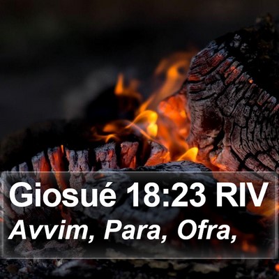 Giosué 18:23 RIV Bible Verse Image