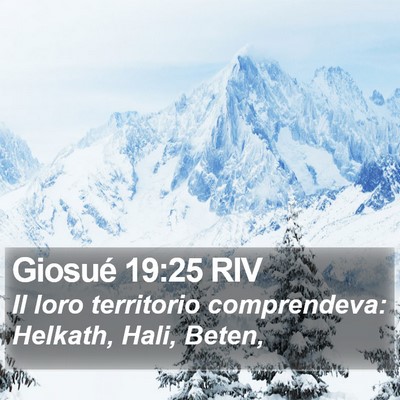 Giosué 19:25 RIV Bible Verse Image