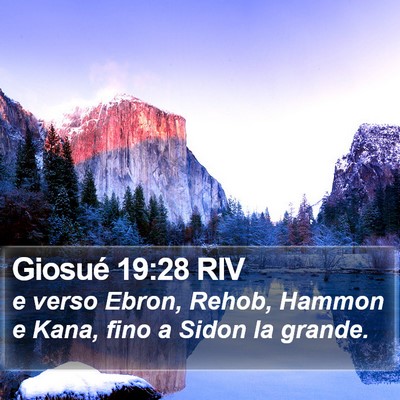 Giosué 19:28 RIV Bible Verse Image