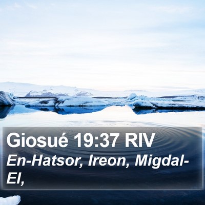 Giosué 19:37 RIV Bible Verse Image