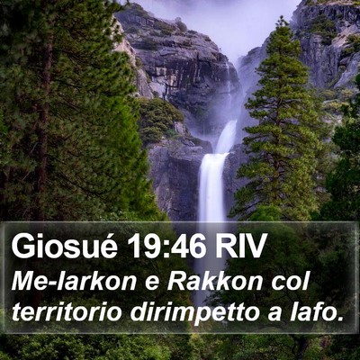 Giosué 19:46 RIV Bible Verse Image