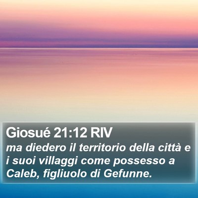 Giosué 21:12 RIV Bible Verse Image