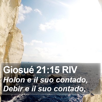 Giosué 21:15 RIV Bible Verse Image