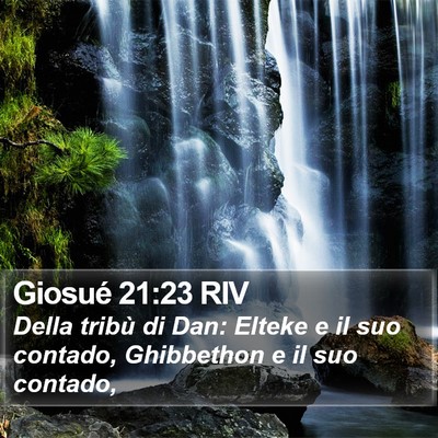 Giosué 21:23 RIV Bible Verse Image