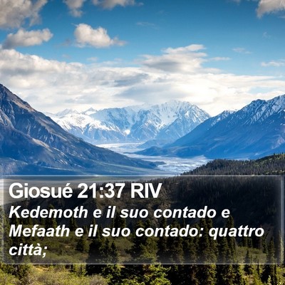 Giosué 21:37 RIV Bible Verse Image