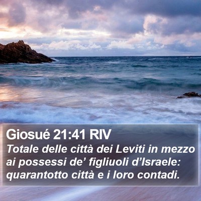 Giosué 21:41 RIV Bible Verse Image