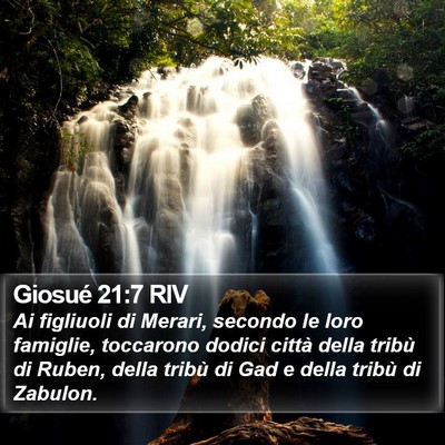 Giosué 21:7 RIV Bible Verse Image