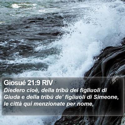 Giosué 21:9 RIV Bible Verse Image