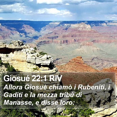 Giosué 22:1 RIV Bible Verse Image