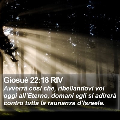 Giosué 22:18 RIV Bible Verse Image